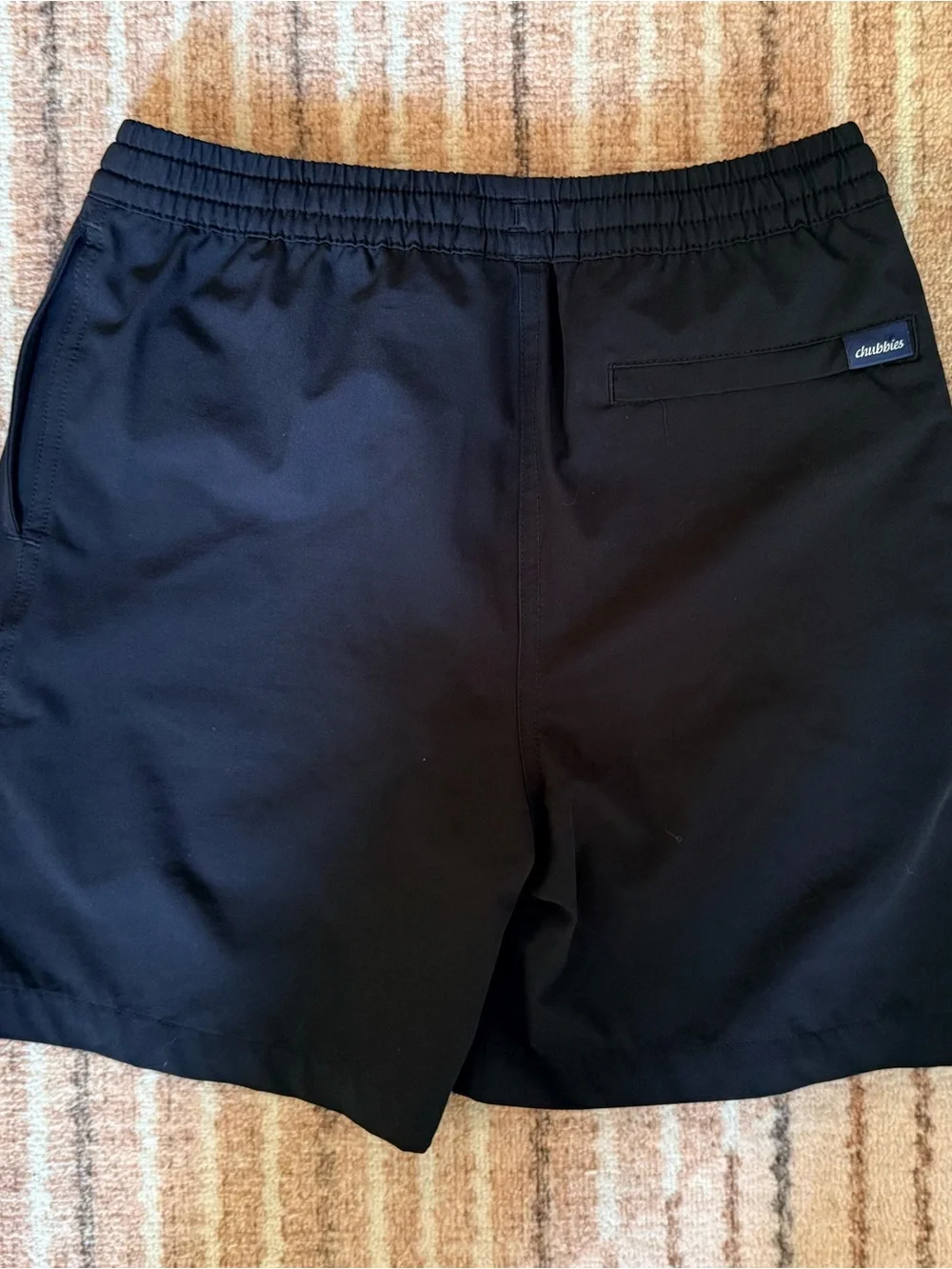 Boy’s Chubbies Black Drawstring Swim Shorts